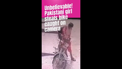 Girl Stealing Bike 🚲Trending