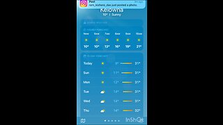 Kelowna Weather May 13 2023