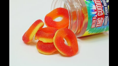 1000mg Delta 8 Peach Rings Review