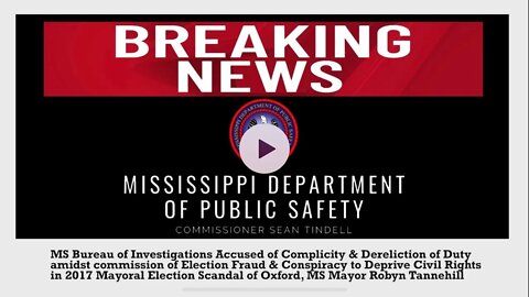 Mississippi Bureau of Investigations Accused of Complicity and refusal to Act in Corruption Scandal
