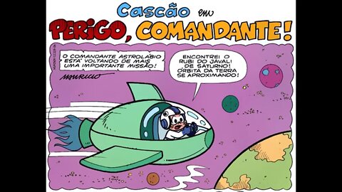 Cascão em-Perigo, comandante! | Gibis do Rapha 2