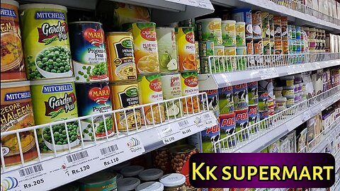 What kind of drinks and foods kk supermart Malaysia selling?