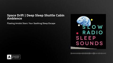 Space Drift | Deep Sleep Shuttle Cabin Ambience