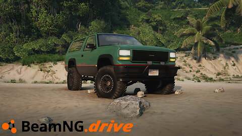 BeamNG.drive | Offroading in jungle with Gavril D10