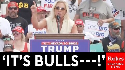 BREAKING NEWS: Marjorie Taylor Greene Blasts Hush Money Trial At Las Vegas Trump Rally