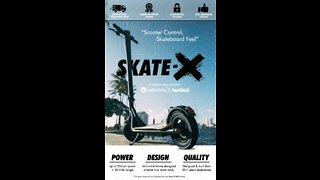 Skate-X: E-Scooter Power, Skateboard Control