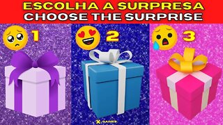 ESCOLHA O SEU PRESENTE 🎁🎁 CHOOSE YOUR GIFT 🎁🎁 APENAS UM PRESENTE BOM 😱