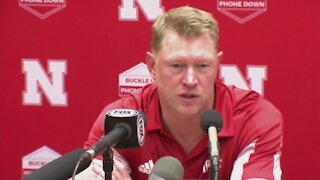 Nebraska football coach Scott Frost speaks after loss at Oklahoma