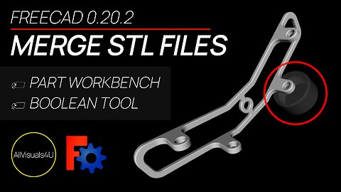 🔰 How To Combine STL Files - FreeCAD Combine STL Files - STL Format - STL 3D Printing