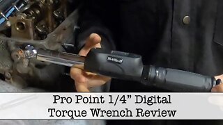 Pro Point Digital 1/4” Torque Wrench Review