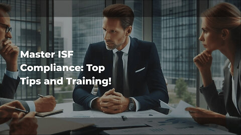 Navigating ISF Compliance: Essential Tips for Smooth Operations