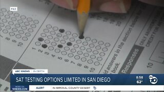 Limited options for SAT testing sites, what parents in San Diego are hoping for