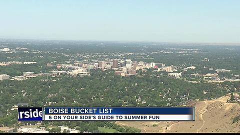 Boise Bucket List: Things you need to do this summer in the City of Trees