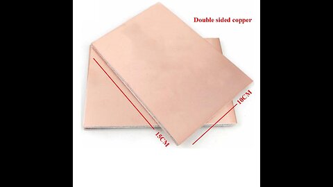 10x15cm double Side PCB Copper Clad Laminate Board Fr4 for DIY 1.6mm thick
