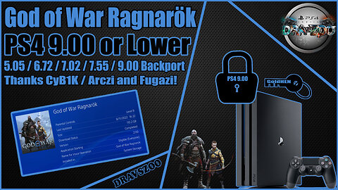 God of War Ragnarok v2.00 + DLC Backport by CyB1K PS4 9.00 or Lower! | Works perfectly TEST ❄️🪓