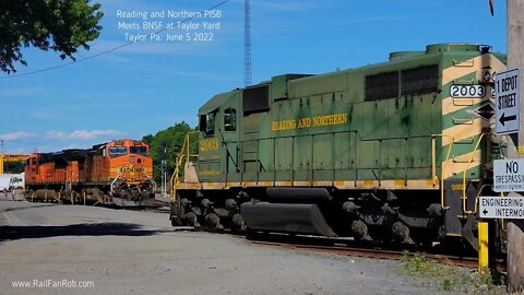 Norfolk Southern 11Z, BNSF & Reading and Northern PISB June 4, 5 2022 #tayloryard #railfanning