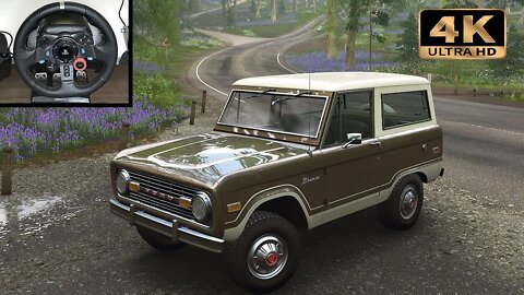 FORD BRONCO OFF-ROAD into the woods | Logitech G29 Gameplay "4K"