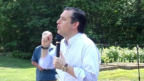 Former NH House Speaker Bill O'Brian & Senator Ted Cruz at Mt Vernon NH