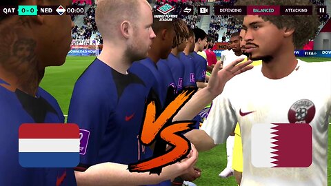 Qatar Vs Netherlands FIFA MOBILE WORLD CUP