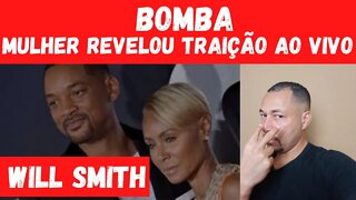 WILL SMITH DESCOBRE TRAIÇÃO DA ESPOSA EM PROGRAMA AO VIVO