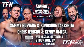 Omega & Jericho vs Guevara & Takeshita | AEW Dynamite 10-4 | #viral #videogames #highlights