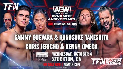 Omega & Jericho vs Guevara & Takeshita | AEW Dynamite 10-4 | #viral #videogames #highlights