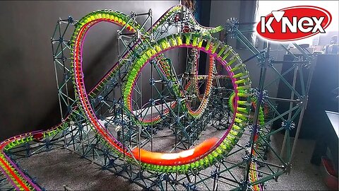 K'nex Roller Coaster Abyys (Custom Knex Floorless Coaster Built in 2020)