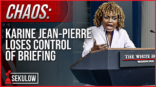 CHAOS: Karine Jean-Pierre Loses Control of Briefing