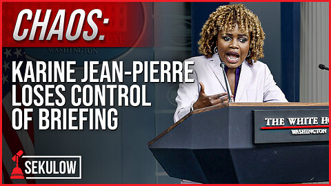 CHAOS: Karine Jean-Pierre Loses Control of Briefing