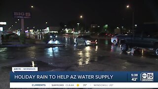 Holiday rain to positively impact Arizona's water supply