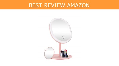 Sanwsmo Magnification Detachable Countertop Mirror Pink Review