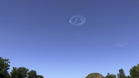 Smiley faces in the sky?