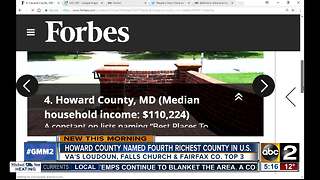 Howard County named one of the richest counties in America