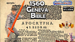 1560 Geneva Bible The Apocrypha! From the 1775 Bible Guy 🤣