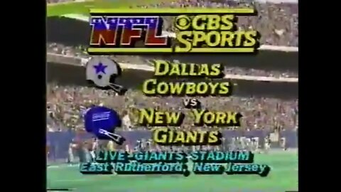 1983-10-30 Dallas Cowboy vs New York Giants