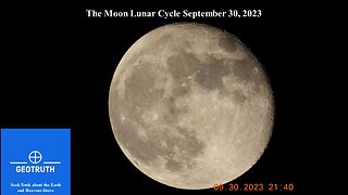 Moon Lunar Cycle September 30 2023