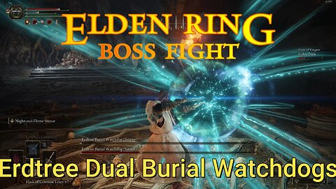 Elden Ring : Boss Fight - Erdtree Dual Burial Watchdogs (Scepter / Sword)