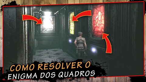 Resident Evil 1 Remastered, Como resolver o enigma dos quadros | SUPER DICA PT-BR