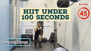 HIIT Workout in 99 Seconds for Fat Burn