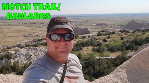 Notch Trail in Badlands National Park before Sturgis 2022 Motorcycle Rally