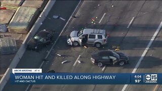 Woman killed in crash on Interstate 17 near Cactus Rd