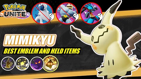 BEST Mimikyu Build and Items in Pokemon Unite