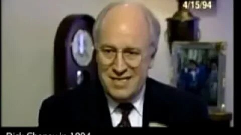 DICK Cheney Reveals Future of Iraq in 1994