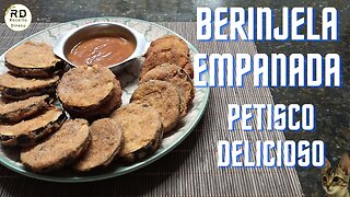 Petisco de berinjela empanada