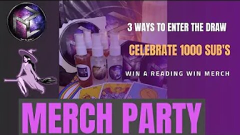MERCH PARTY - HUGE GIVEAWAY - LETS MAKE THIS VIRAL - FREE RAFFLE - SUNDAY MAY 23RD