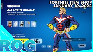 MHA IS BACK! FORTNITE ITEM SHOP (January 19, 2024)