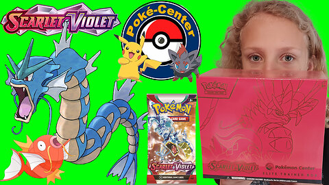 Scarlet and Violet Koraidon Pokémon Center Elite Trainer Box Pokémon cards!