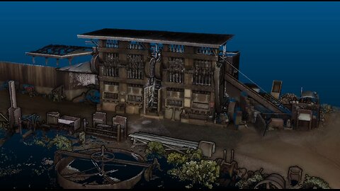3D Laser Scan: Cossack 20-Stamp Ore Mill