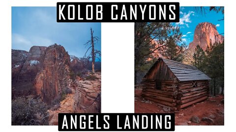 Snow In Kolob Canyons & Photographing Angels Landing | Zion National Park