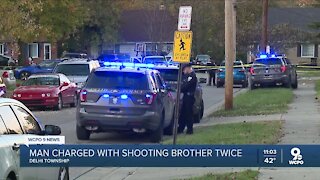 Man charged with shooting brother twice